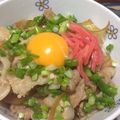 Kanakobun's cooksnap of when they made つゆだくｄｅトロ～リ豚丼♪.