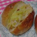 QPはにー's cooksnap of when they made さつまいもとハムのサンドイッチ.