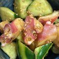 伊達こまち's cooksnap of when they made ◆タコきゅうり◆ にんにく生姜醤油和え.