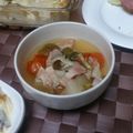 ☆namiko☆'s cooksnap of when they made ＊蕪とベーコン＆トマトのあったかスープ＊.