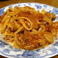 rei＊zaru's cooksnap of when they made 絶品♡玉ねぎと豚コマのトマトソーススパ.