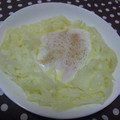 Machalin's cooksnap of when they made わが家の休日の朝♪キャベツ☆目玉焼き☆.