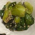 蜂蜜きなこ's cooksnap of when they made レンジで簡単♪青梗菜と塩昆布のナムル.