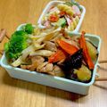 ルぴあ's cooksnap of when they made ラー油＆マヨin生姜焼き丼♪お弁当にも.