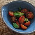ｊｏｃｏｍｏｍｏｌａ's cooksnap of when they made レンジだけ！ミニトマトとオクラのサラダ.