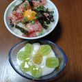 よちりん's cooksnap of when they made ヨーグルトにぶどう＆はちみつ・レモン♪.