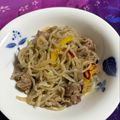 ankotetu's cooksnap of when they made 白滝のピリ辛炒め.