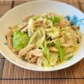 コムギ大好き's cooksnap of when they made ＊キャベツと鶏肉のごま和え＊.