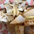 ☆yopipi's cooksnap of when they made ☆餃子の皮☆さつまいもチーズスティック.