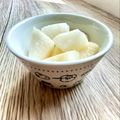 悠LOVE航's cooksnap of when they made 梨はひとくちカットが食べやすい♡.