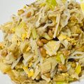 みきんどる's cooksnap of when they made きのこと白滝のダイエット納豆チャーハン♡.