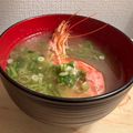 チーズスキヨ's cooksnap of when they made 生臭くならない！香ばしいえび頭の味噌汁☆.