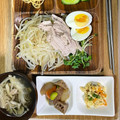 ☆あさ's cooksnap of when they made もやしと細ねぎのヘルシー豚ぽん＋お汁付き.