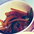 smilemiyo's cooksnap of when they made ♡☆ほうれん草とベーコンのぺペロン炒め.
