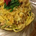 シャミー＊゜'s cooksnap of when they made ツナと水菜の和風パスタ.