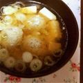 ★ちーた's cooksnap of when they made 豆腐鶏団子★味噌汁.