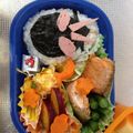みかちゃまる's cooksnap of when they made キャラ弁、初心者向け。簡単フォーゼ♪.