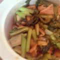 しーちゃんさあ's cooksnap of when they made タアサイと筍と鶏胸肉の味噌あんかけ風☆.