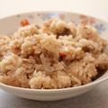 さとママ。's cooksnap of when they made ごぼうと豚肉の炊き込みおこわ風.