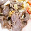 キャシーキャサリン's cooksnap of when they made ニンニク風味！牛肉とタマネギの醤油炒め.