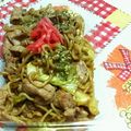 キョク's cooksnap of when they made 五香粉でアップグレード焼きそば.