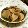 ＊yoru＊'s cooksnap of when they made 高野豆腐のひき肉詰め煮.