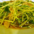 kumi3737's cooksnap of when they made 水菜とベーコンのにんにく風味炒め.