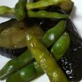 翔新道's cooksnap of when they made ナスとインゲンの煮物☆.