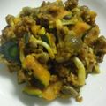 Ｃｈｉーｒｏ's cooksnap of when they made かぼちゃと挽き肉の醤油バター炒め.