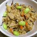 guri0721's cooksnap of when they made 炊飯器におまかせ☆ひじきごはん.