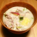 yukarishi's cooksnap of when they made 温かヘルシー☆さつま芋ときのこの豆乳汁.