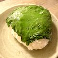 トクライ's cooksnap of when they made 大葉の塩麹漬け★おにぎり.