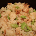Cville's cooksnap of when they made 枝豆と鮭の混ぜご飯.