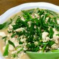 ♪ゆみこ♪'s cooksnap of when they made ごはんが進む～♪豆腐とにらのそぼろ煮.