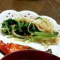 minacco516's cooksnap of when they made 小松菜とえのきのあっさり炒め.