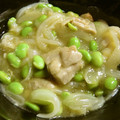 神崎凛音's cooksnap of when they made 彩りと食感豊か★鶏肉と枝豆の煮込み.