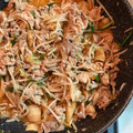 あっぷるあさい's cooksnap of when they made 豚肉ともやしのキムチ炒め.