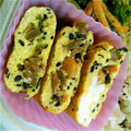 akaw's cooksnap of when they made お弁当のおかず◆残り物のひじき煮で卵焼き.