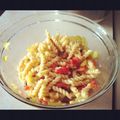 chizukano1's cooksnap of when they made トマトとセロリのさっぱり☆パスタ.