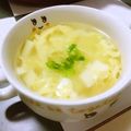 ayaakari's cooksnap of when they made ｗダブルｗたまごスープ☆.