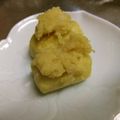ハーフのマミー's cooksnap of when they made さつまいもの焼き団子☆さつまいも味噌あん.