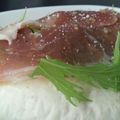 あずちもも's cooksnap of when they made 簡単♪発酵放置が不必要☆生ハムサラダピザ.
