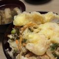 とかげ2319's cooksnap of when they made かき揚げ丼.