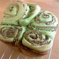 まりベジ's cooksnap of when they made 早焼き☆抹茶餡子ロール食パン.