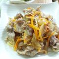 hiropon05's cooksnap of when they made 豚肉と玉ねぎのポン酢炒め.