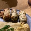 Amerixx's cooksnap of when they made 豚ひき肉とセロリの焼きソーセージ風.