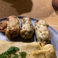 Amerixx's cooksnap of when they made 豚ひき肉とセロリの焼きソーセージ風.
