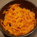 魔法の粉's cooksnap of when they made にんじんのナムル.
