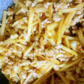 akomanman's cooksnap of when they made ジャガイモとキムチそぼろ炒め。.