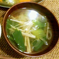 ひろはと's cooksnap of when they made 青梗菜の薬膳スープ.